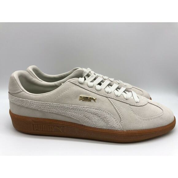 PUMA Men\'s Low-Top Army Trainer Bonanza Beige Suede 381228-01 Size US 12 main image 4